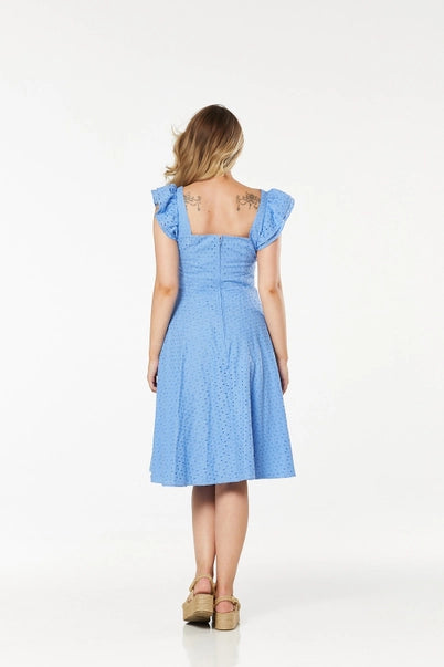 Raphaella Dress Cornflower Blue