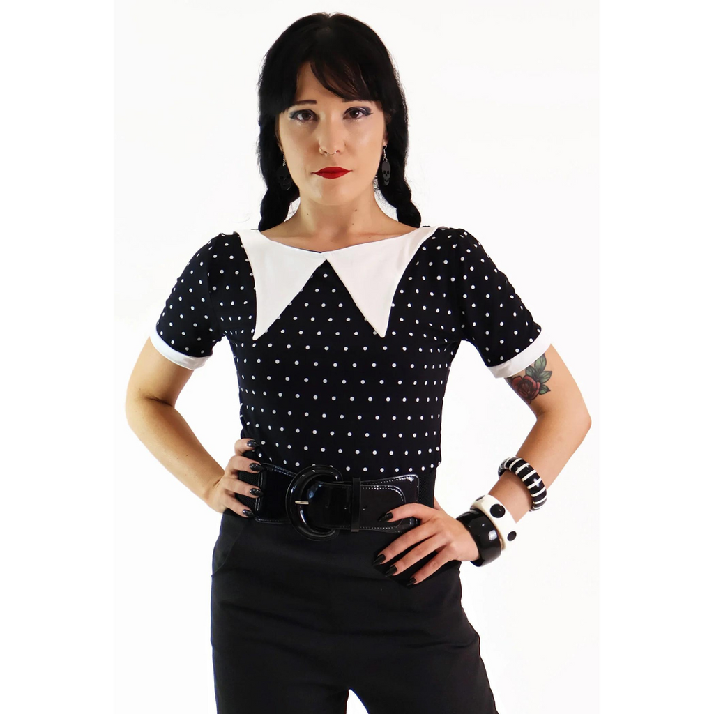Mourning Collar Top