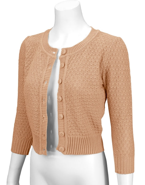 Caroline Cardigan Taupe