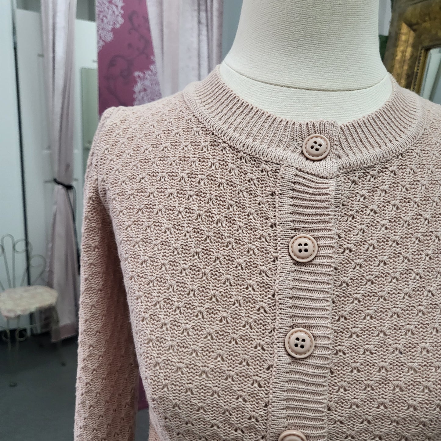 Caroline Cardigan Blush