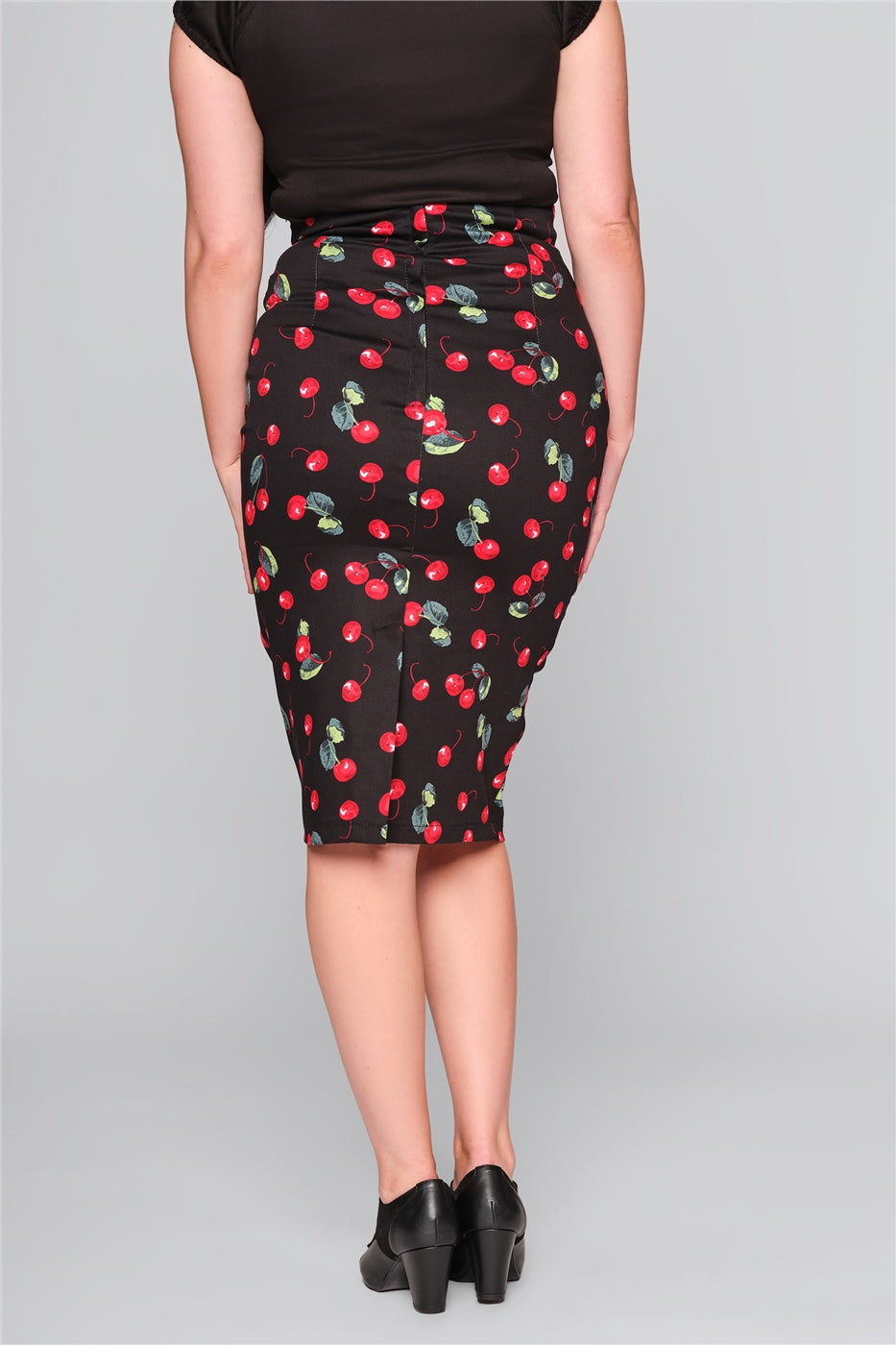 Fiona 50s Skirt Cherry Print