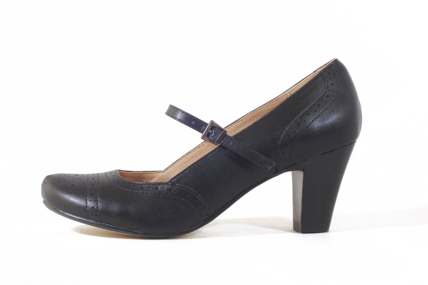 Melody Mary Jane Heel Black