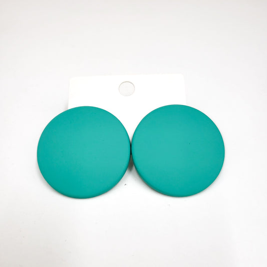 Big Button Earrings