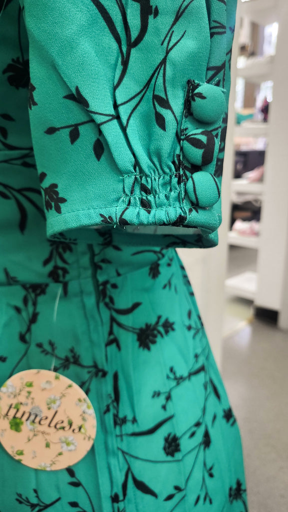 Rossel Tea Dress Emerald