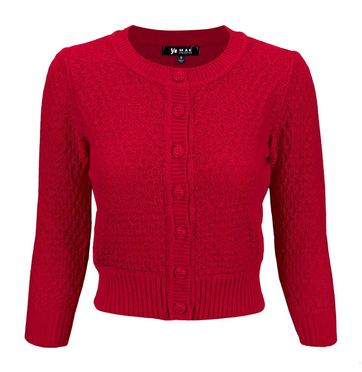 Caroline Cardigan Red