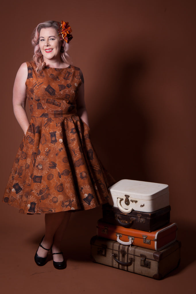 Dressed In Time Swing Dress