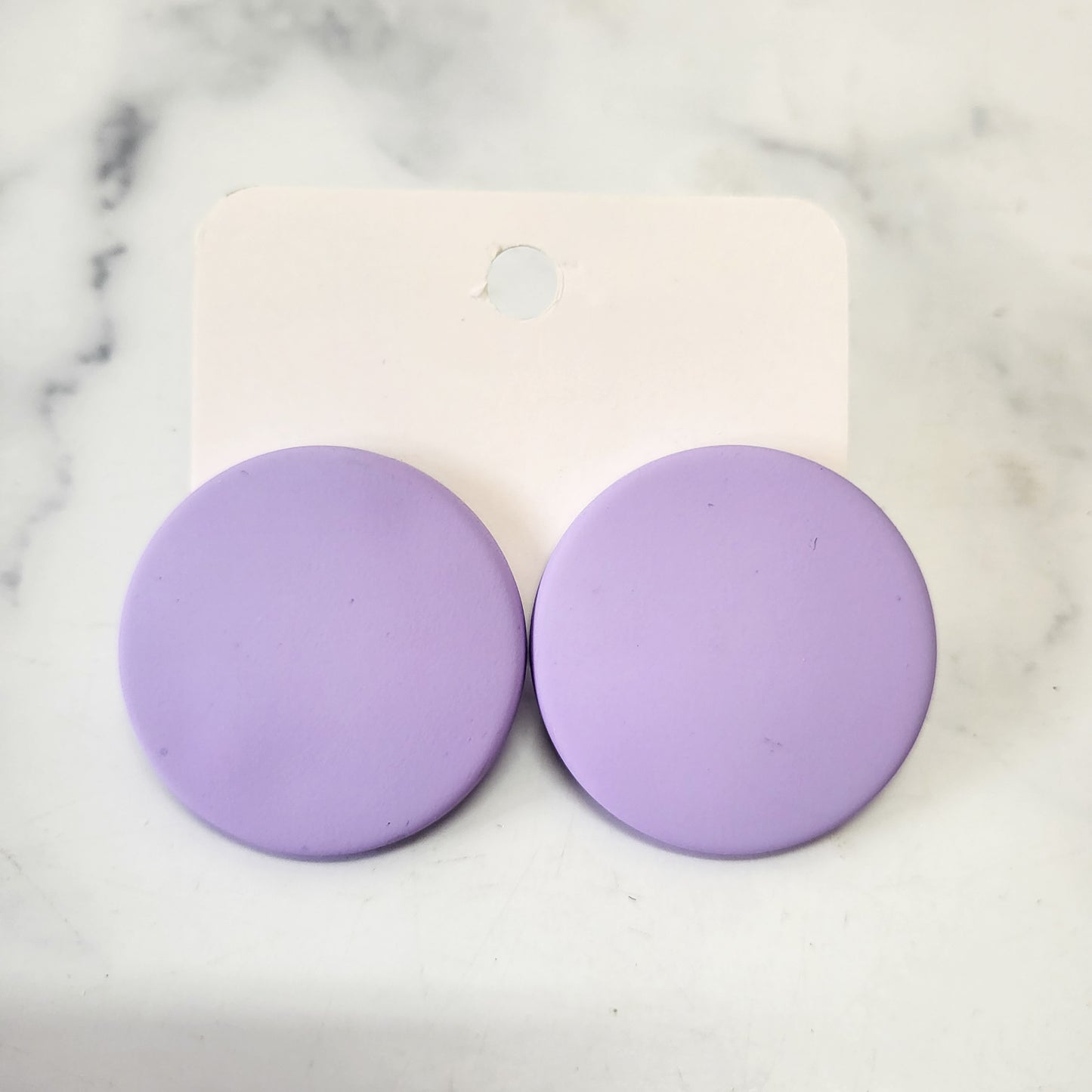 Big Button Earrings