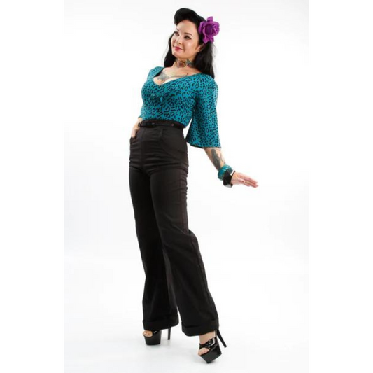 1940s Swing Pants Black