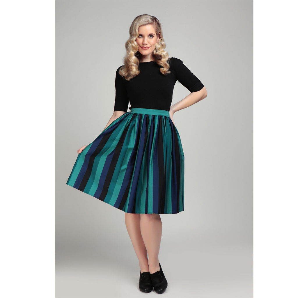 Jasmine Skirt Twilight Stripe